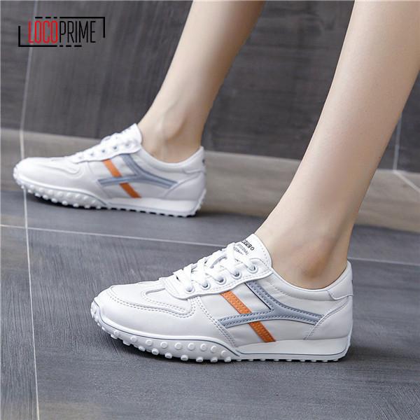 ゴルフシューズ レディース スパイクレス 軽量 厚底 幅広 3E