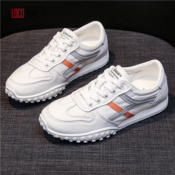 ゴルフシューズ レディース スパイクレス 軽量 厚底 幅広 3E