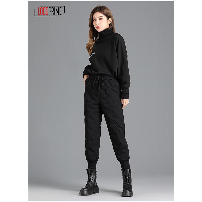 ダウンパンツ レディース ジョガーパンツ ゴルフパンツ 登山パンツ 暖