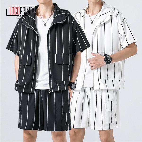 セットアップ メンズ 半袖 シャツ 夏 薄手 上下セット 夏服 ショートパンツ ハーフパンツ おしゃれ 2点セット 大人 カジュアル 大きいサイズ 21春大特価セール