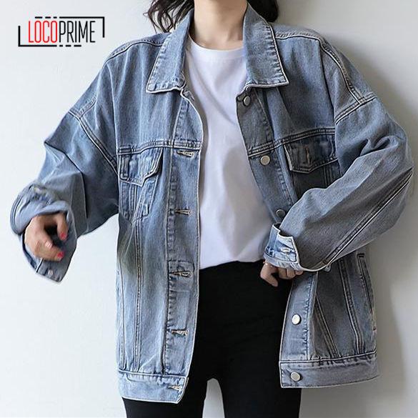 ファッション オータムセール レディース デニムジャケット 大きいサイズ Gジャン アウター デニムコート ジージャン デニム 長袖 ゆったり 体型カバー カジュアル 秋コーデ 韓国風 Bf風 Fltchgxker Daulat Com Br