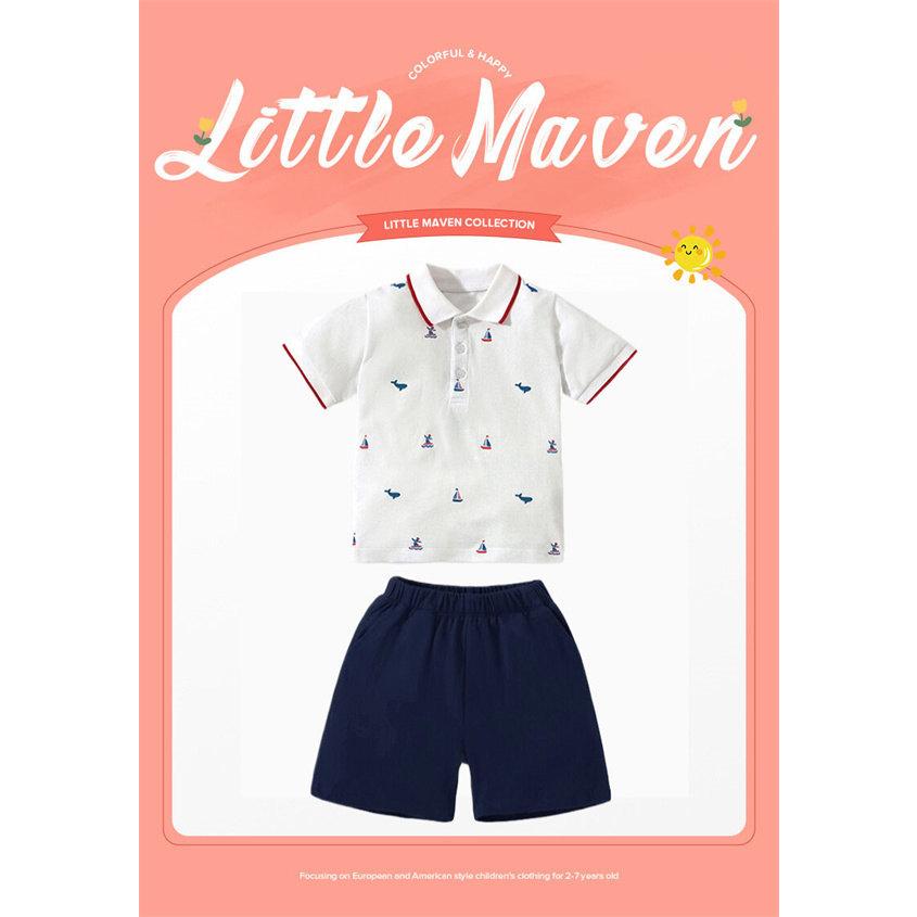 キッズ セットアップ 上下セット 100-140cm キッズ服 子供服 子ども服 幼稚園 ジュニア 男の子 POLO 半袖ポロシャツ ハーフパンツ ショートパンツ おしゃれ 夏｜locoprime｜04