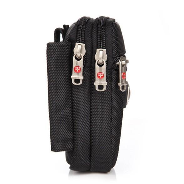 SWISSWIN ウエストバッグ メンズ ウエストポーチ ヒップバッグ ベルト