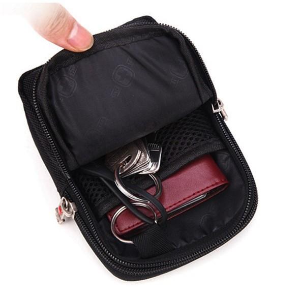 SWISSWIN ベルトポーチ メンズ レディース 仕事用 ウエストポーチ 防水