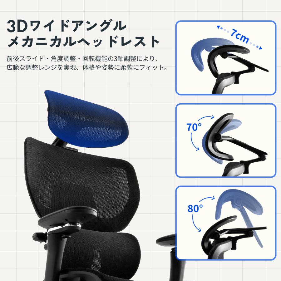 黒色　FLEXISPOT オッフィスチェア FlexiSpot オフィスチェア FlexiSpot C7 Morpher 【無料組立設置