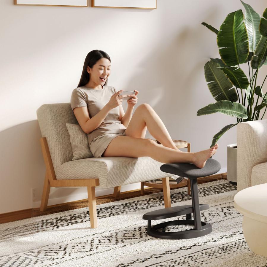 フットレスト デスク下 足置き台 FlexiSpot CF4 2way オフィス ワーク 足枕 スツール デスクワーク 姿勢 矯正 クッション 腰痛 美姿勢 足まくら オフィス チェア | FlexiSpot | 04