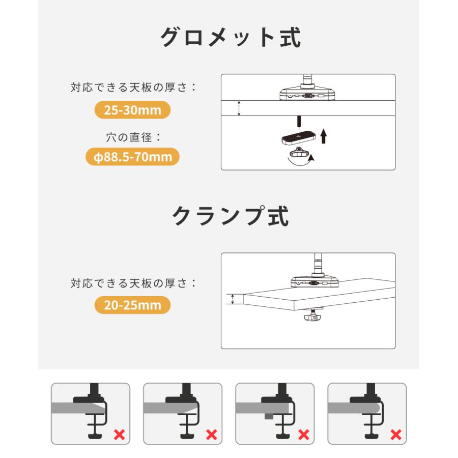 モニターアーム ガス Loctek DG1 ドッキングステーション ガス