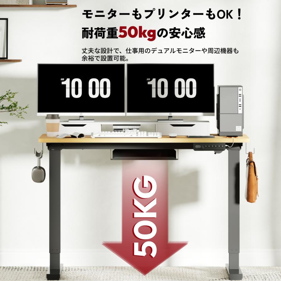【美品】SANODESK 電動昇降パソコンデスク 120cm Amazon | SANODESK 電動昇降式デスク E150 高さ調節デスク パソコン