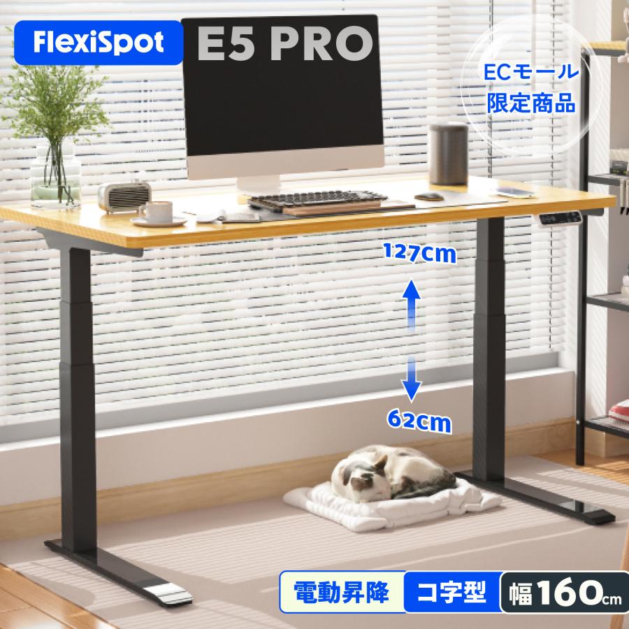 FlexiSpot 昇降式デスク 電動 FlexiSpot E5pro デスク パソコンデスク