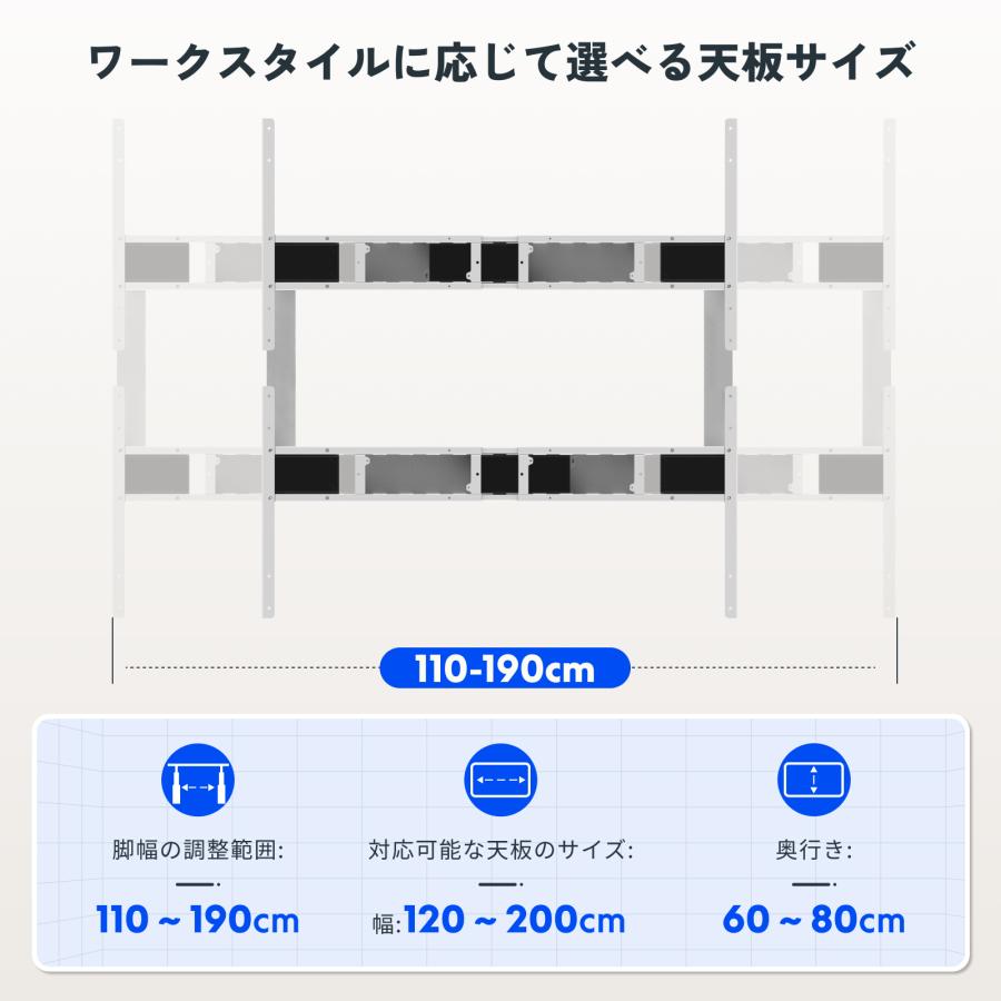 FlexiSpot 昇降式テーブル FlexiSpot E7D 昇降デスク 電動 ワーク