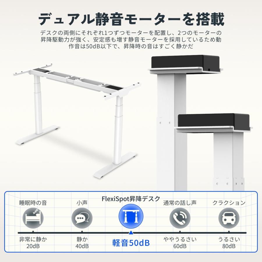 FlexiSpot 昇降デスク E8 スタンディングデスク pcデスク 電動式 FlexiSpot 昇降デスク E8 スタンディングデスク pcデスク 電動式