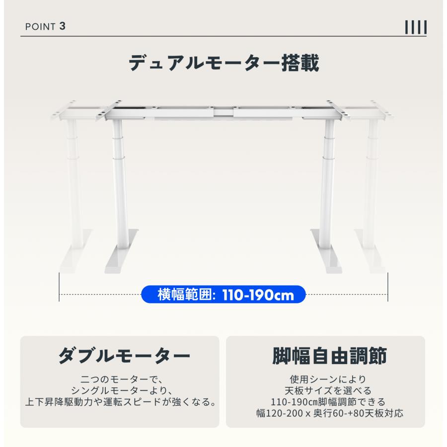 FLEXISPOT E3B-JA 電動昇降デスク 昇降テーブル FLEXISPOT E3B-JA 電動昇降デスク スタンディングデスク