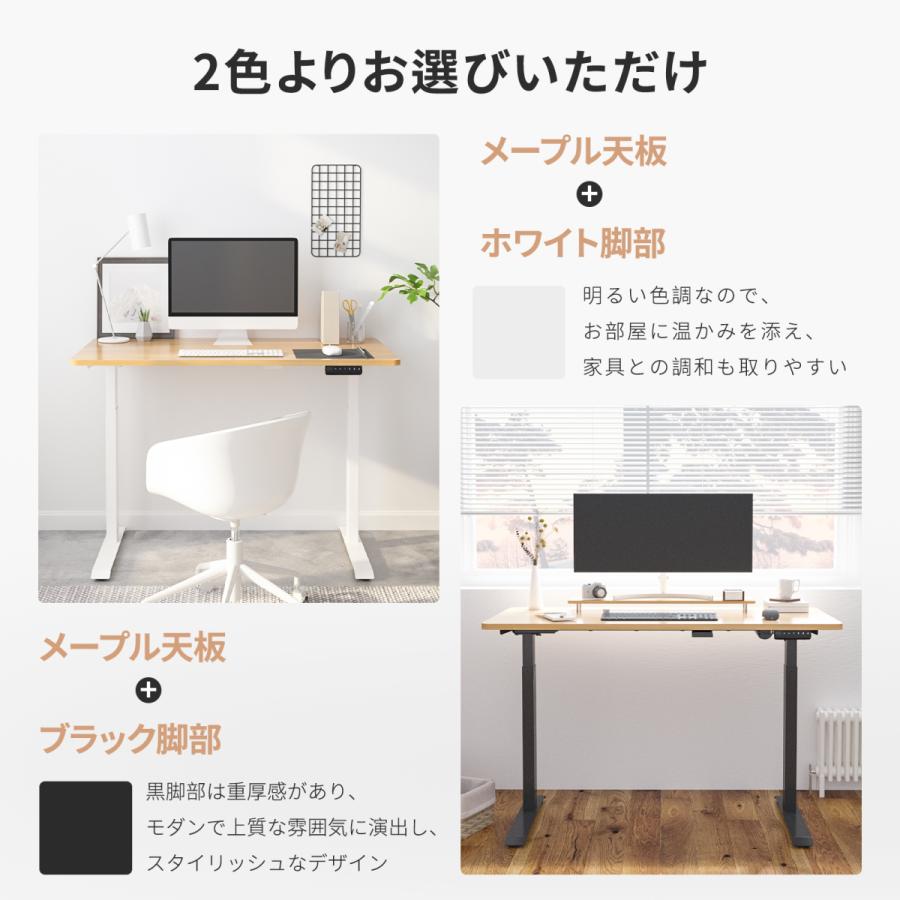 パソコンデスク 120cm 昇降デスク 電動 FlexiSpot E9 デスク 120 昇降式デスク オフィスデスク コンパクトデスク パソコン机 学習机 勉強机 シンプル 幅120cm｜loctek｜11