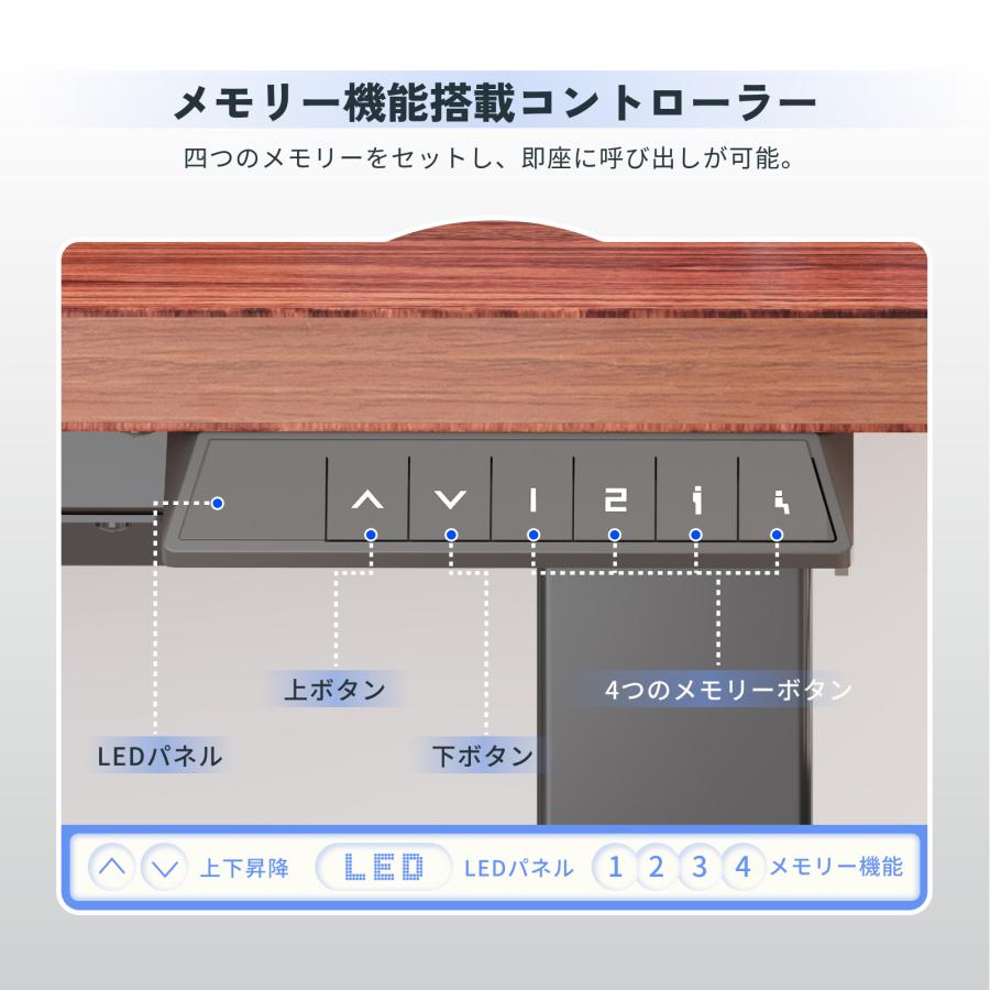 FlexiSpot スタンディングデスク EF1 昇降式デスク 電動 パソコン