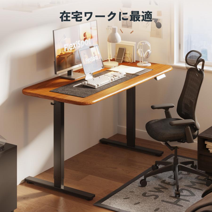 FlexiSpot 昇降式デスク 電動式 FlexiSpot EF1 昇降デスク 天然木