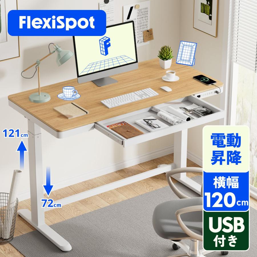 スタンディングデスク FlexiSpot ew8 昇降デスク 電動 オフィスデスク