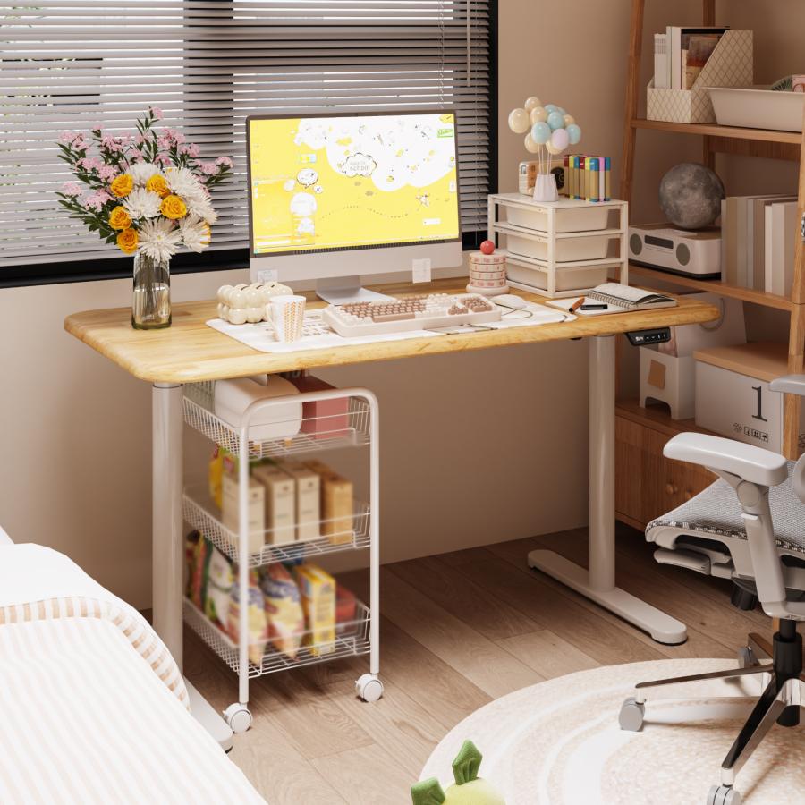 FlexiSpot 昇降式デスク 電動式 FlexiSpot ER2 昇降デスク 天然木