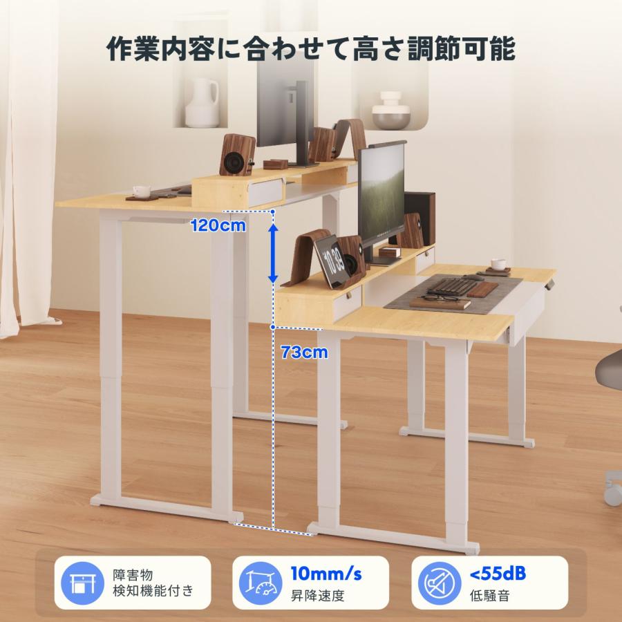 FlexiSpot 昇降デスク 160 パソコンデスク F2 オフィスデスク FlexiSpot 昇降デスク 160 パソコンデスク F2 オフィスデスク