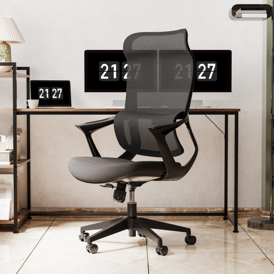 椅子 デスクチェア メッシュ オフィスチェア FlexiSpot OC16  勉強椅子 リクライニング ゲーミングチェア ランバーサポート 事務椅子 ハイバック ゲーミング椅子｜loctek｜03