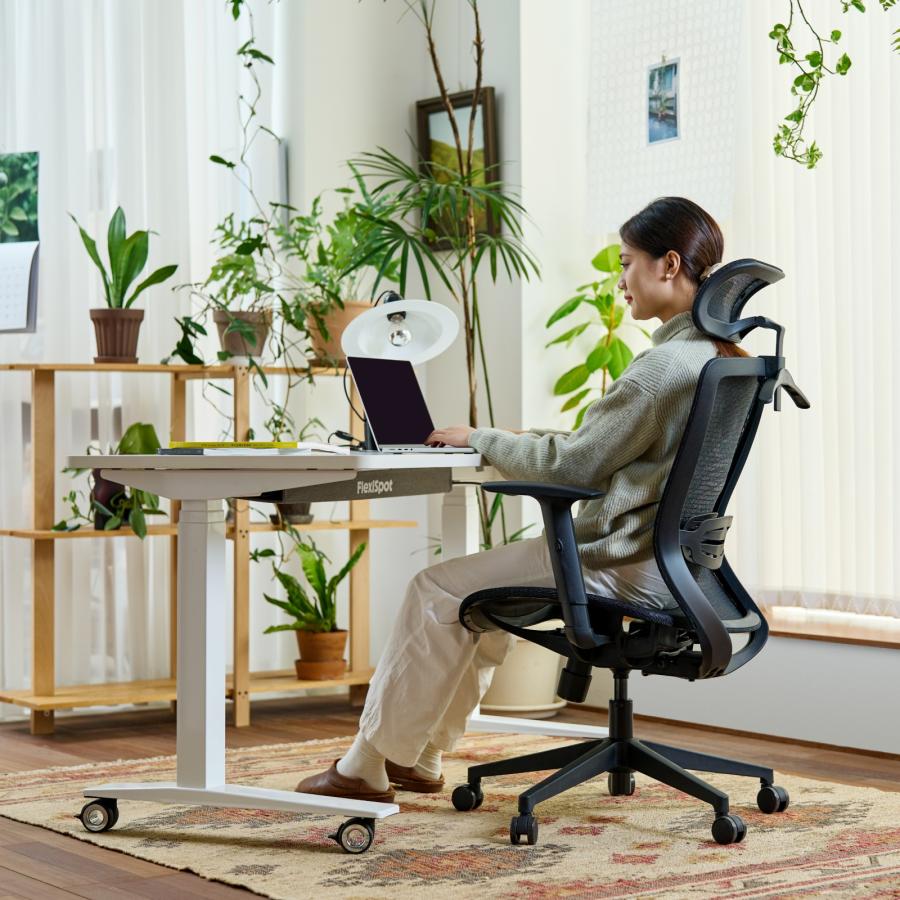 オフィスチェア デスクチェア 椅子 ワークチェア FlexiSpot OC3 フォーム 高通気性 リクライニング シンクロロッキング ハイバック 在宅ワーク 長時間作業 | FlexiSpot | 02