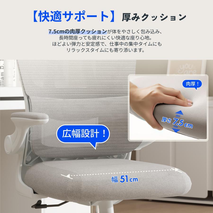 FlexiSpot オフィスチェア リクライニング FlexiSpot OC6 デスクチェア