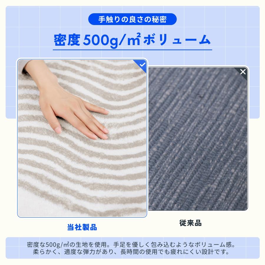 FlexiSpot ラグ カーペット FlexiSpot RUG Wave 洗える ラグマット 絨毯 丸型 おしゃれ かわいい ラグマット ...