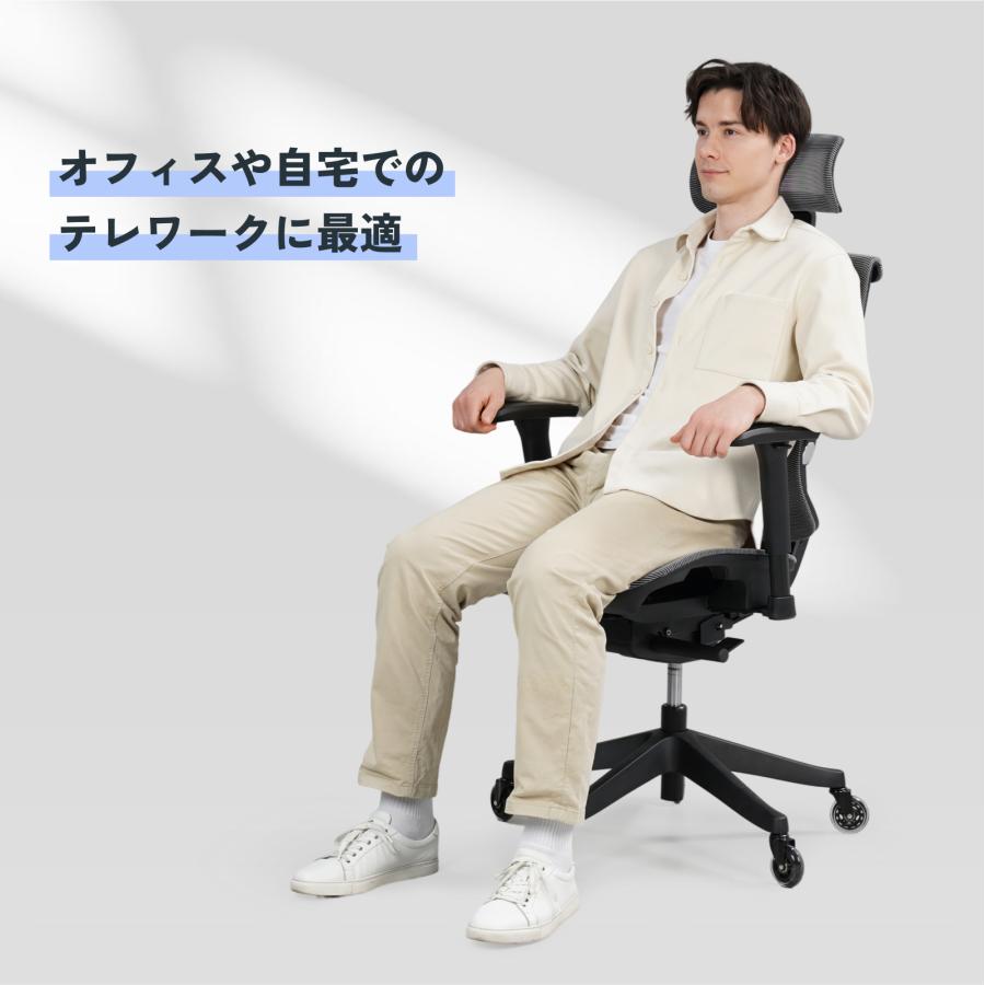 FlexiSpot チェア用キャスター FlexiSpot W4 オフィスチェア 差し込み