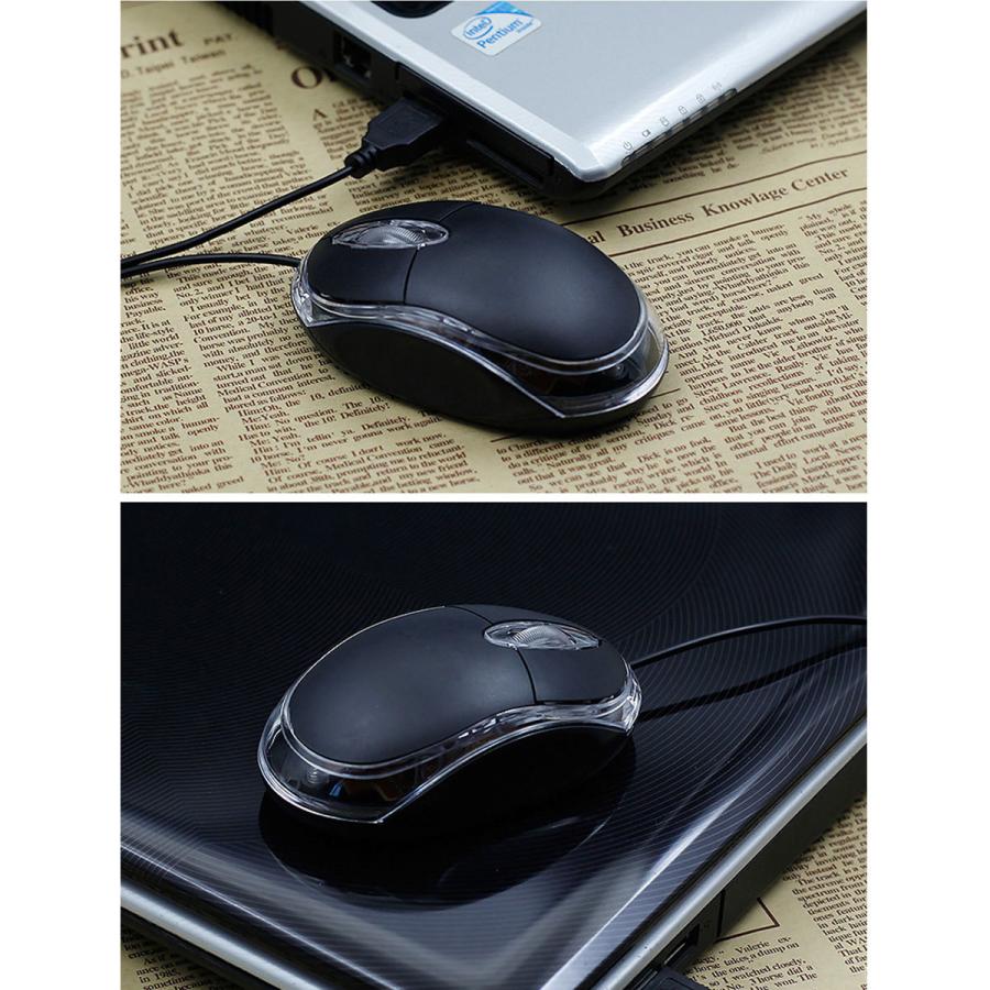 訳あり マウス USB 小型 光学式 有線マウス パソコン PC ノート