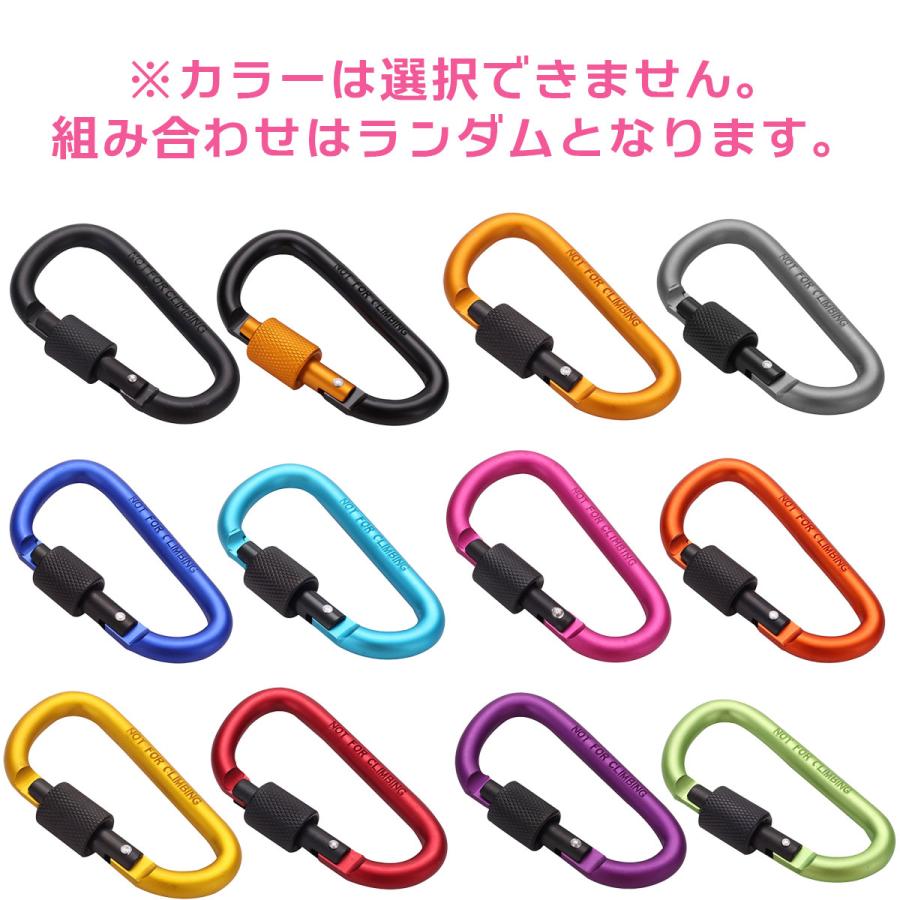 5個セットワンタッチロック.スクリューゲートカラビナ 【公式通販】