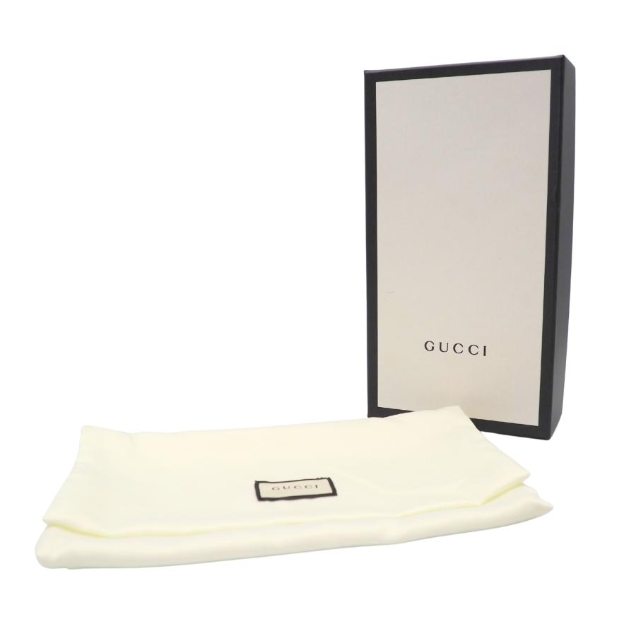 中古】GUCCI グッチ ヴィンテージロゴ プリント ラウンドファスナー 長