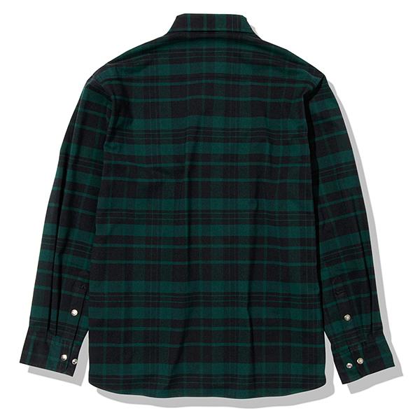 ノースフェイス ロングスリーブストレッチフランネルシャツ メンズ 長袖 ボタンシャツ NR62031|lodge-premiumshop|02