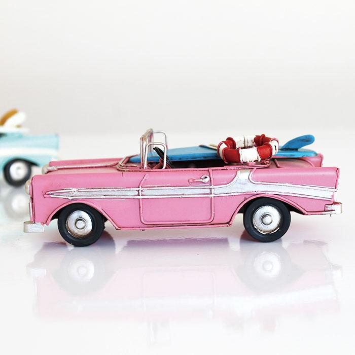 置物 おしゃれ インテリア ミニカー キャデラック ピンク ブリキ 撮影小物 アンティーク風 ディスプレイ De ロディ 通販 Yahoo ショッピング