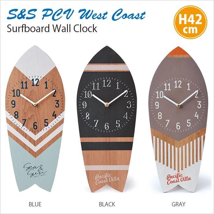 サーフボード クロック 掛け時計 木製 ビーチ雑貨 壁掛け時計 おしゃれ ウォールクロック インテリアクロック P C Villa Sea Sun West Coast Pcclsu ロディ 通販 Yahoo ショッピング