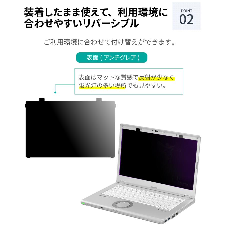 LOE パナソニック レッツノート CF-LV パソコン 覗き見防止 保護 LOE パナソニック レッツノート CF-LV パソコン 覗き見防止 保護