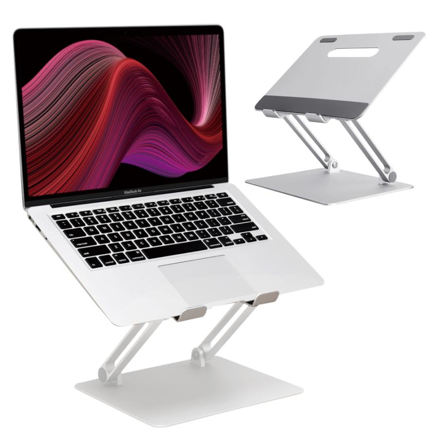 ❣️仕事効率化❣️ノートパソコンブラック黒折りたたみ PC MacBook