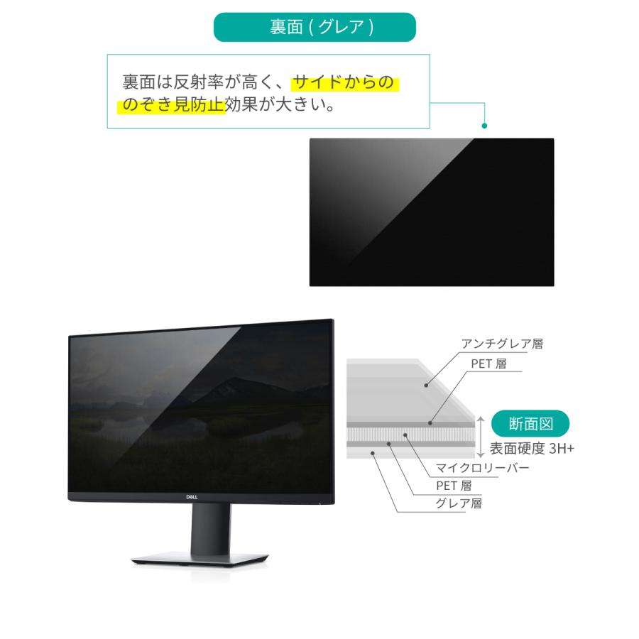 LOE 汎用 覗見防止フィルター 24.1インチ 16:10 プライバシー 保護