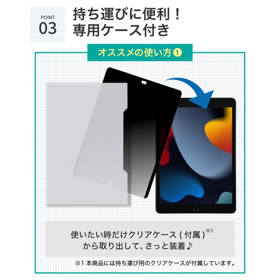 LOE LOE(ロエ) 360度 マグネット式 覗き見防止フィルム iPad mini6 用