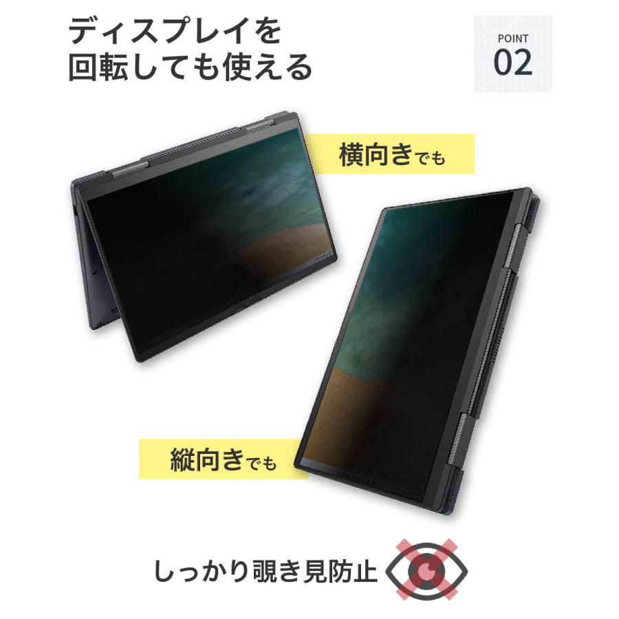 LOE 360度 覗見防止フィルター PC 14インチ 3:2 レッツノート CF-FV