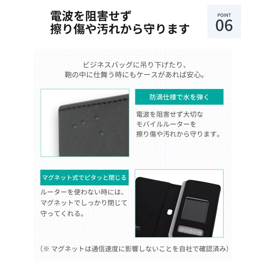 LOE LOE(ロエ) NEC Aterm MR51FN 専用 モバイルルーター ケース : LOE