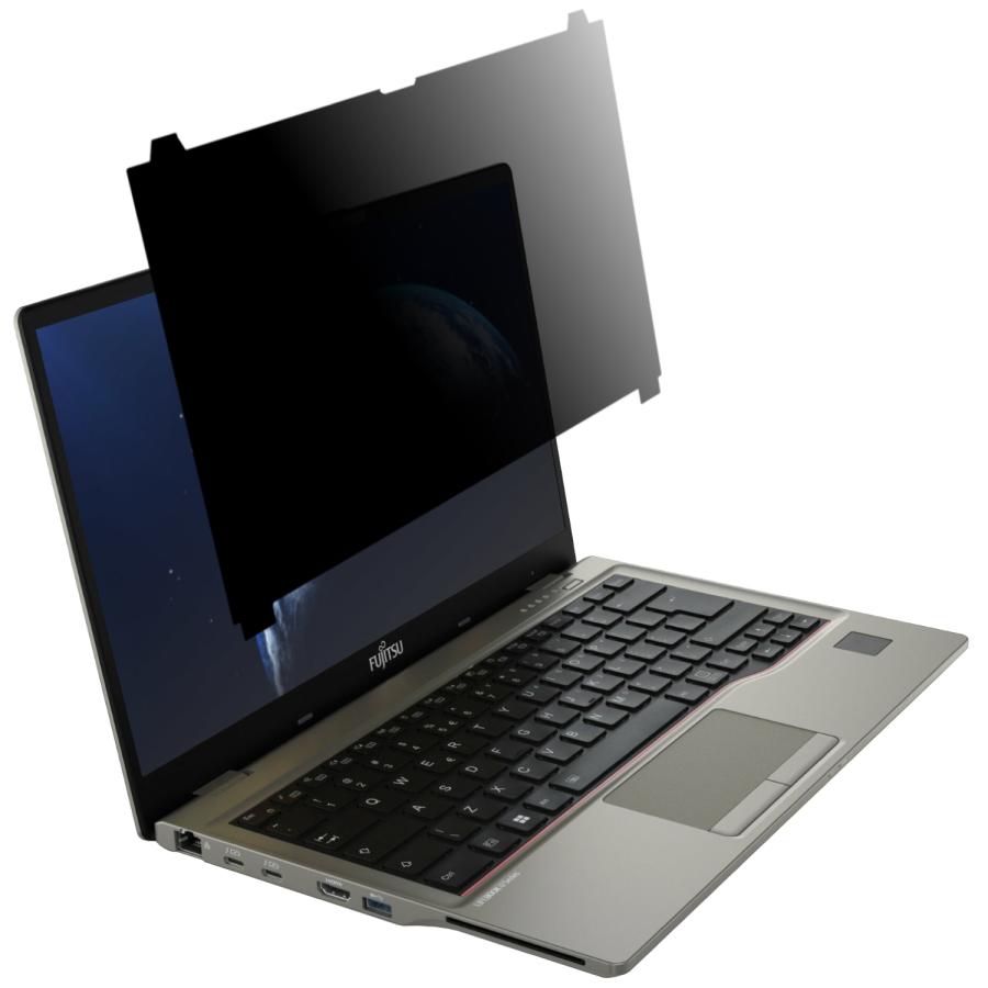 LOE(ロエ) はめ込み型 富士通 FMV LIFEBOOK U7412 U7413 覗見防止フィルター PC 保護フィルム ブルーライトカット 14インチ 16:9｜loe｜09