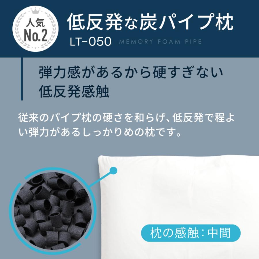 枕 ロフテー公式 LT-050 低反発 肩こり 横向き寝 首を支える 解消 頸椎 首こり サポート 快眠枕 枕専門店 30日保証 エアウィーヴ グループ枕ブランド LOFTY｜lofty｜07