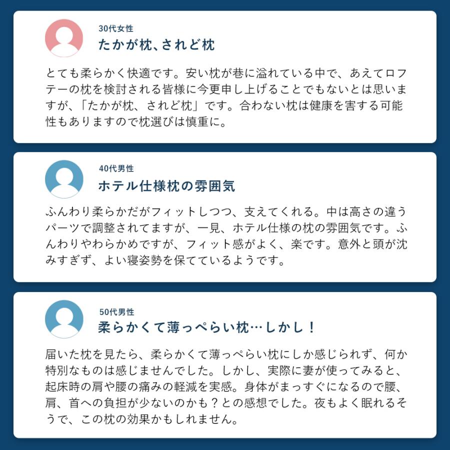 枕 肩こり 首こり 【ふんわり柔らかく支える】 首が痛い 横向き寝 安眠 頚椎 柔らかめ エアウィーヴ グループ枕ブランド LOFTY 5セルピローファイバーボール | LOFTY（ロフテー） | 09