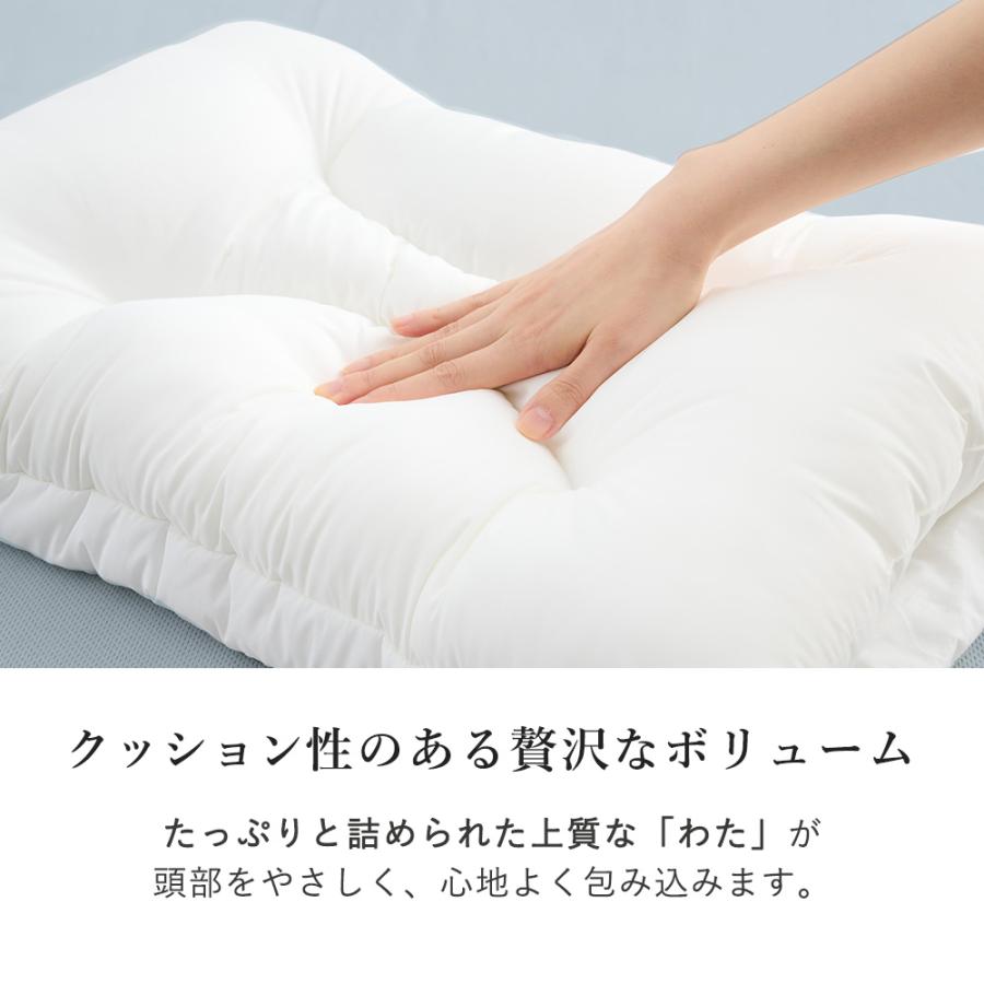 枕 肩こり 首こり 洗える 快眠 フィット わた 寝返り エアファイバー(R) ロフテー エアウィーヴインピロー 30日保証 エアウィーヴ グループ枕ブランド LOFTY | LOFTY（ロフテー） | 06