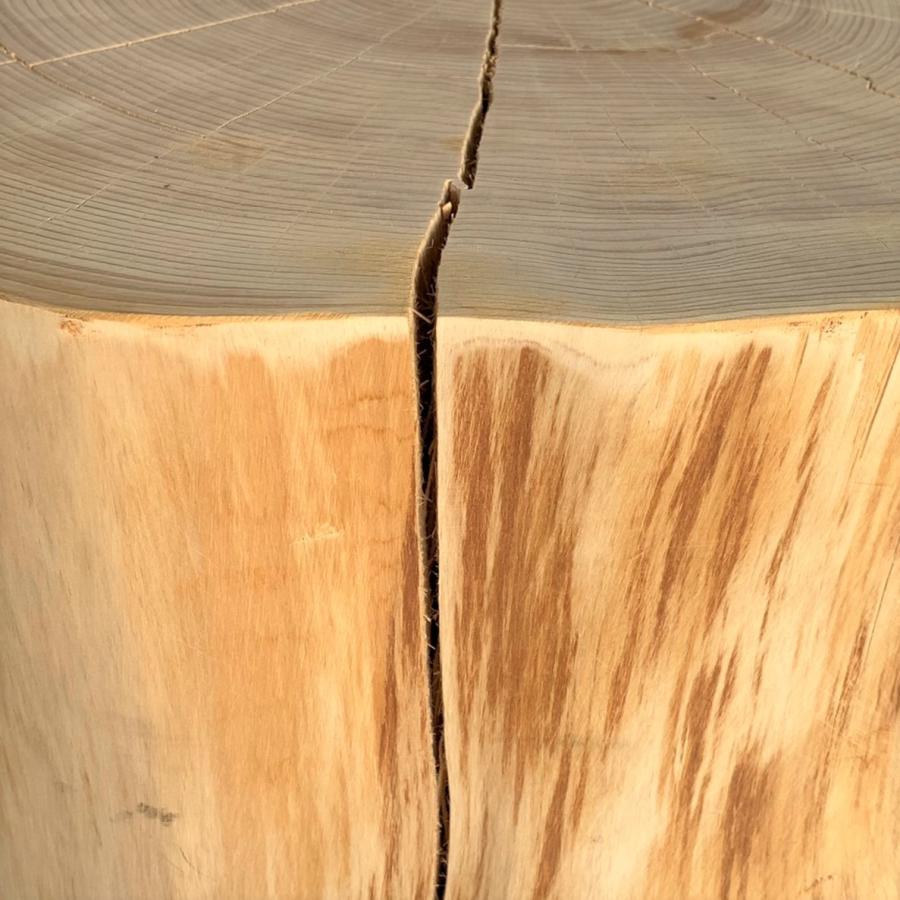 桧丸太スツール（節あり） |  | 03