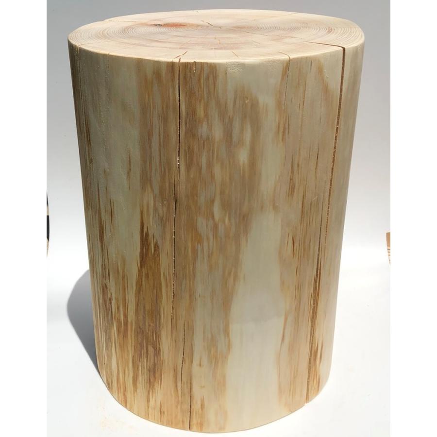 桧丸太スツール（大） |  | 01