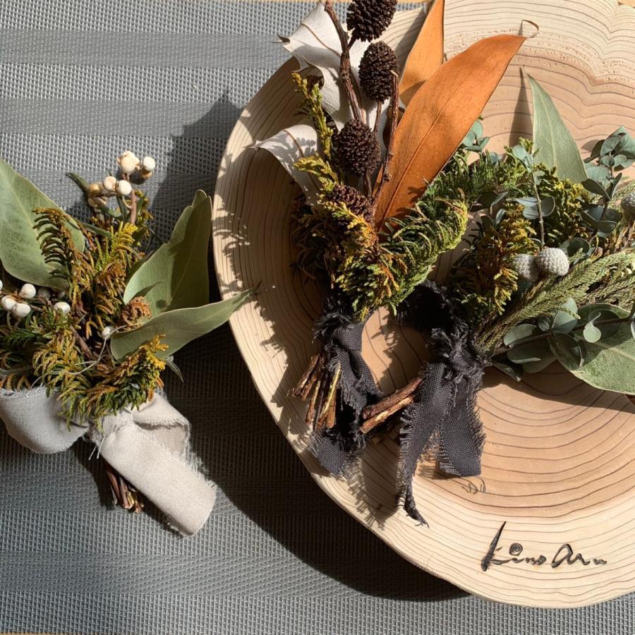 杉　丸太皮なしスライス（小さなスワッグ付） |  | 07