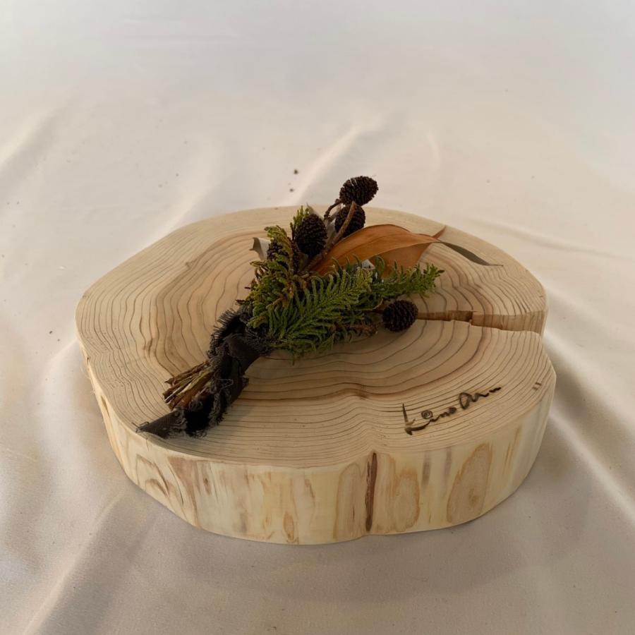 杉　丸太皮なしスライス　5枚セット |  | 03