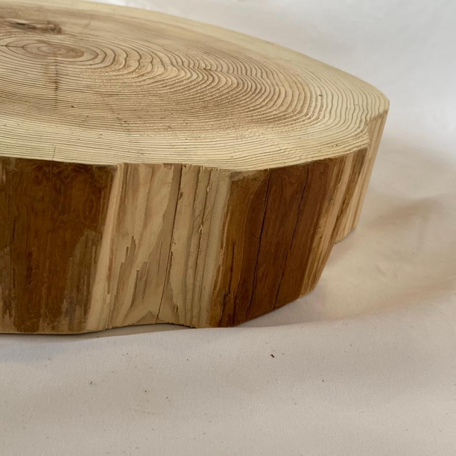 杉　丸太皮なしスライス（大） |  | 04