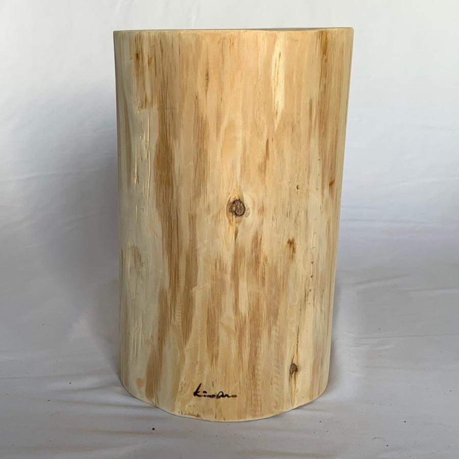 桧丸太スツール（中）ロングサイズ　訳アリ特価品 | 