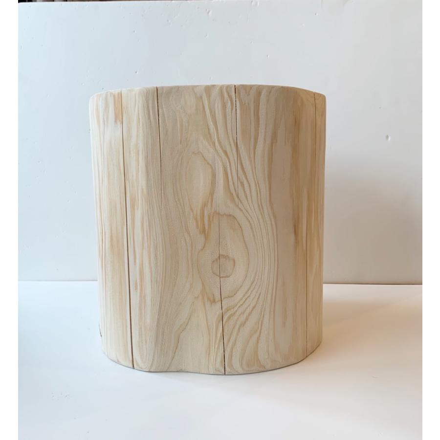 桧丸太スツール(中）少し小さめ♪ |  | 02